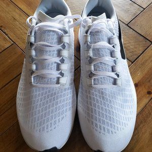 SZ 10 Nike Air Zoom Pegasus 37 Pure Platinum White Running Shoes BQ9646 100